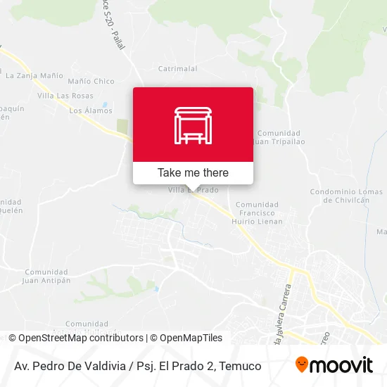 Av. Pedro De Valdivia / Psj. El Prado 2 map