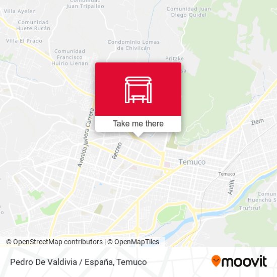 Pedro De Valdivia / España map