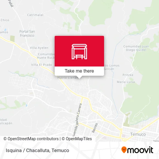 Isquina / Chacalluta map