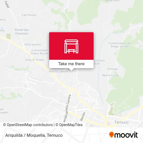 Ariquilda / Moquella map