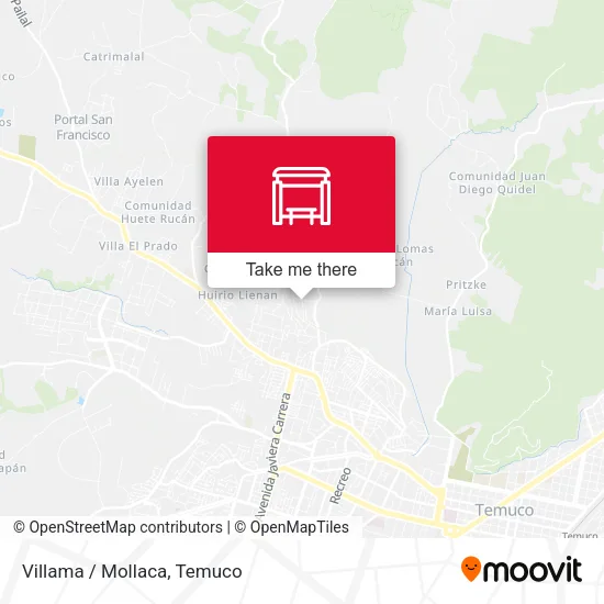 Villama / Mollaca map