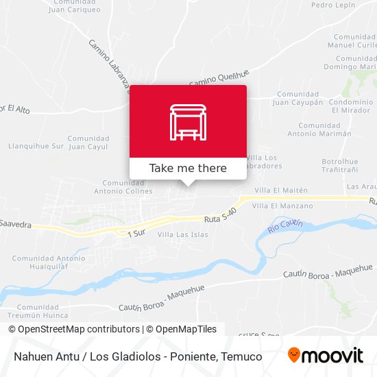 Nahuen Antu / Los Gladiolos - Poniente map