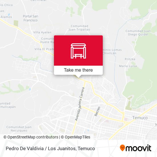 Pedro De Valdivia / Los Juanitos map