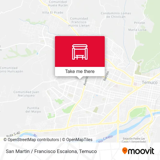 San Martin / Francisco Escalona map