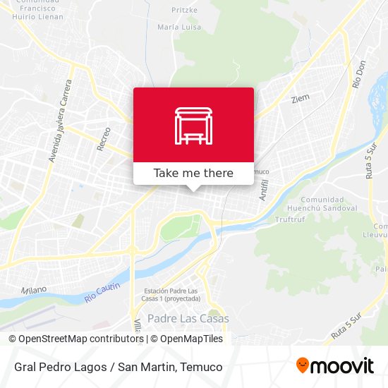 Gral Pedro Lagos / San Martin map