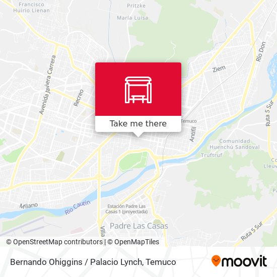 Bernando Ohiggins / Palacio Lynch map