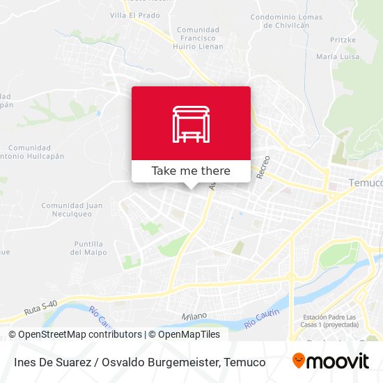 Mapa de Ines De Suarez / Osvaldo Burgemeister
