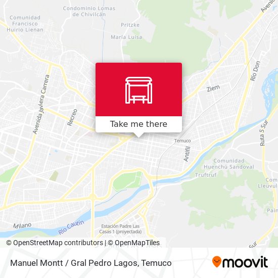 Mapa de Manuel Montt / Gral Pedro Lagos