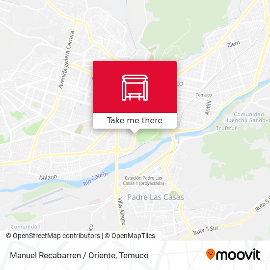 Manuel Recabarren / Oriente map