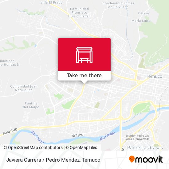 Mapa de Javiera Carrera / Pedro Mendez