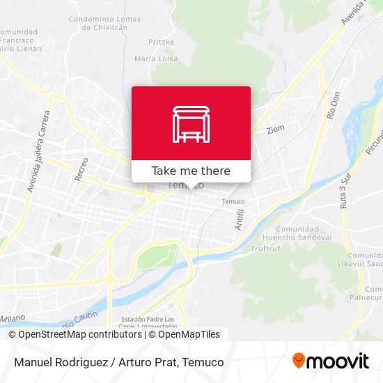 Manuel Rodriguez / Arturo Prat map