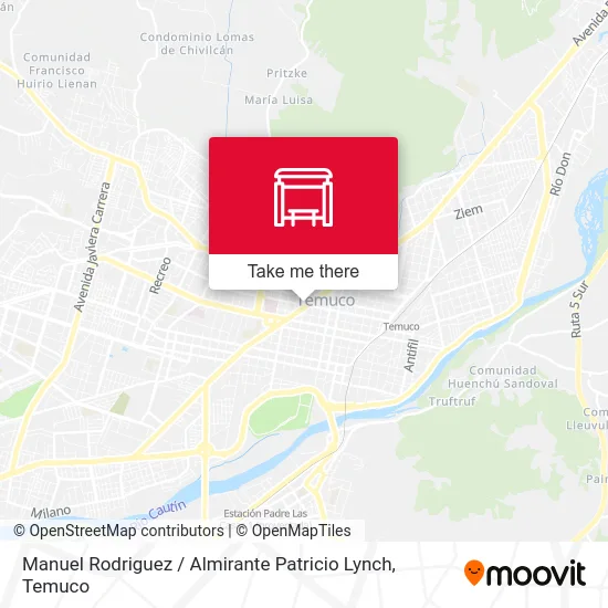 Manuel Rodriguez / Almirante Patricio Lynch map