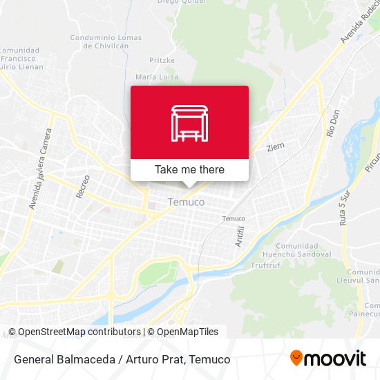 Mapa de General Balmaceda / Arturo Prat