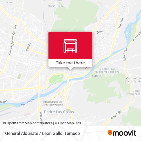Mapa de General Aldunate / Leon Gallo