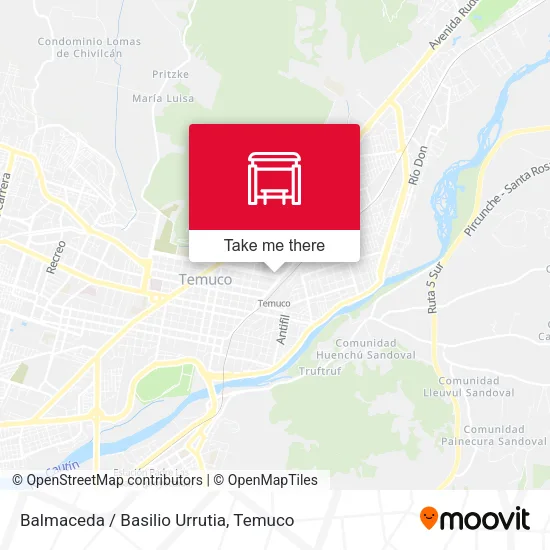 Mapa de Balmaceda / Basilio Urrutia
