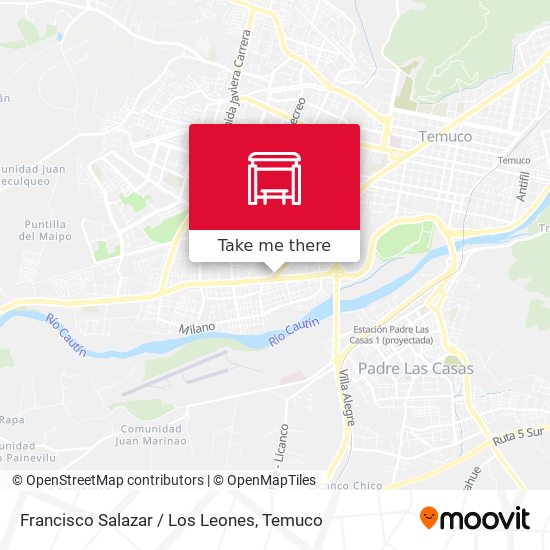 Francisco Salazar / Los Leones map