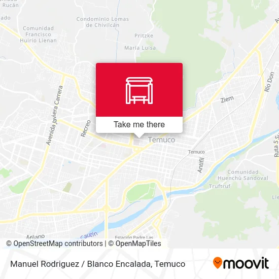 Manuel Rodriguez / Blanco Encalada map