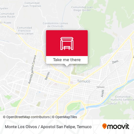 Mapa de Monte Los Olivos / Apostol San Felipe