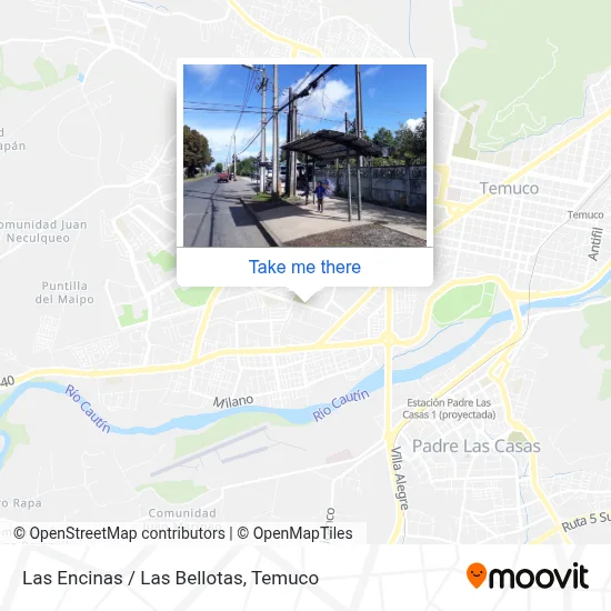 Las Encinas / Las Bellotas map