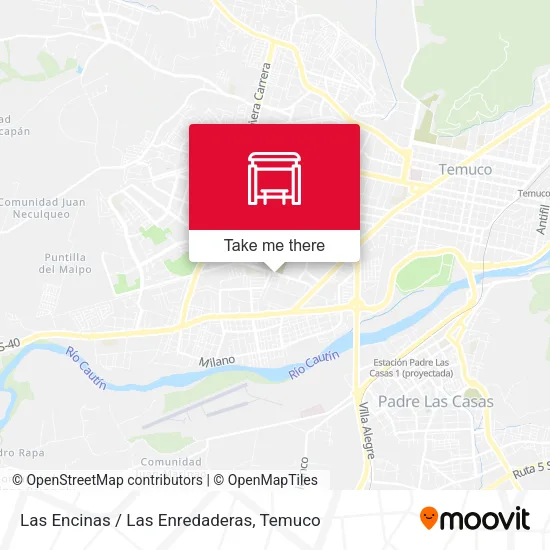 Las Encinas / Las Enredaderas map