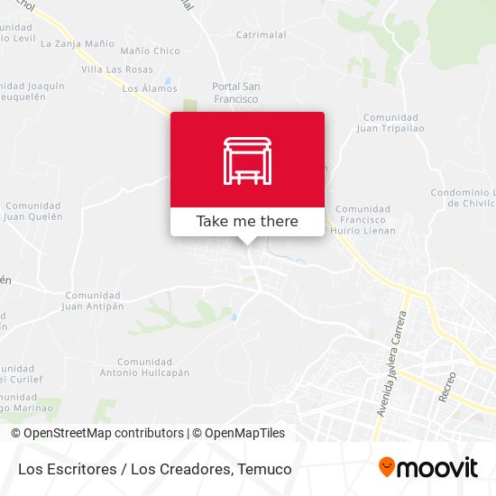 Los Escritores / Los Creadores map