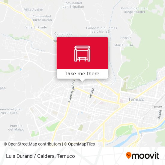 Mapa de Luis Durand / Caldera