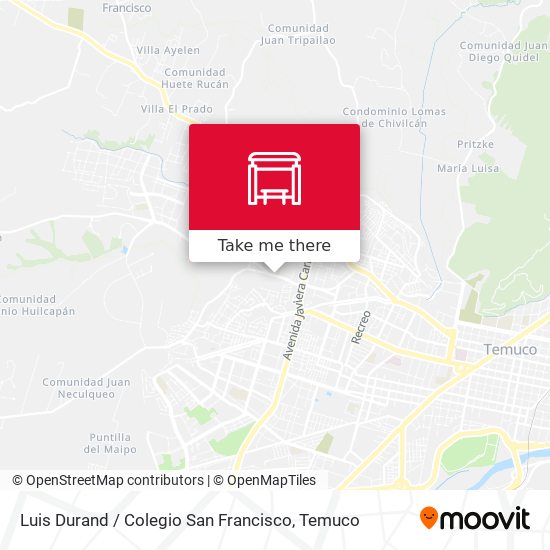 Mapa de Luis Durand / Colegio San Francisco