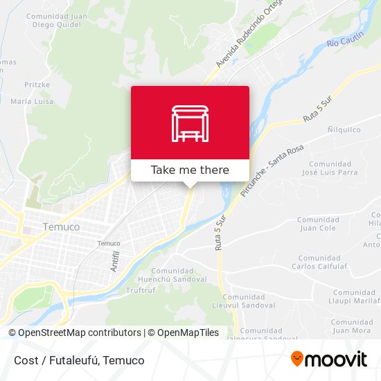 Mapa de Cost / Futaleufú