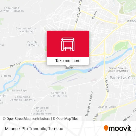 Milano / Pto Tranquilo map