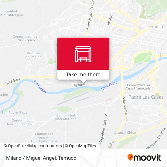 Mapa de Milano / Miguel Angel