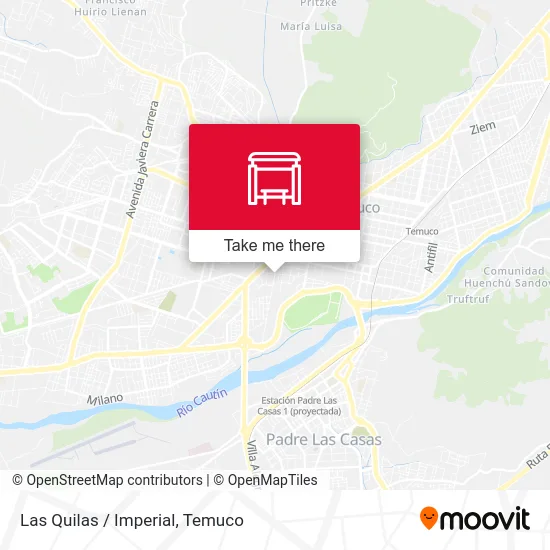 Las Quilas / Imperial map