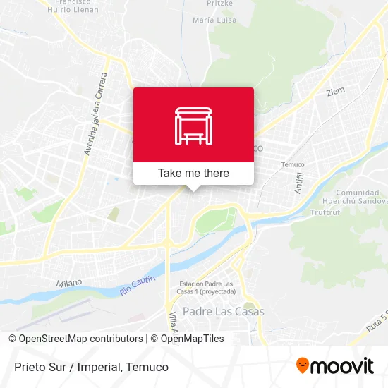 Prieto Sur / Imperial map