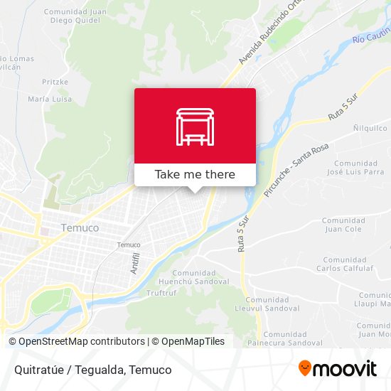 Mapa de Quitratúe / Tegualda