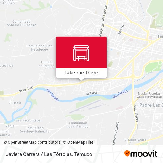 Javiera Carrera / Las Tórtolas map