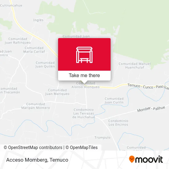Acceso Momberg map