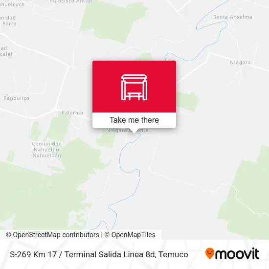 Mapa de S-269 Km 17 / Terminal Salida Linea 8d