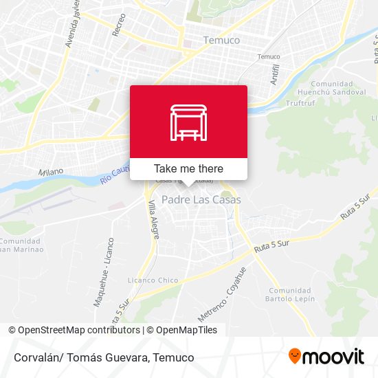 Corvalán/ Tomás Guevara map
