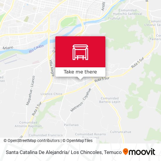 Santa Catalina De Alejandría/ Los Chincoles map