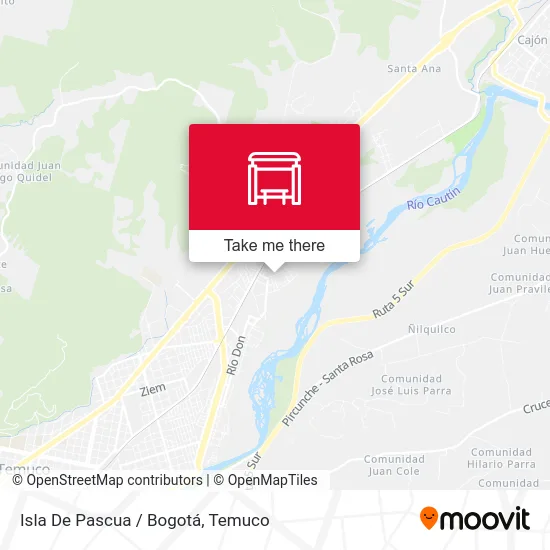 Isla De Pascua / Bogotá map