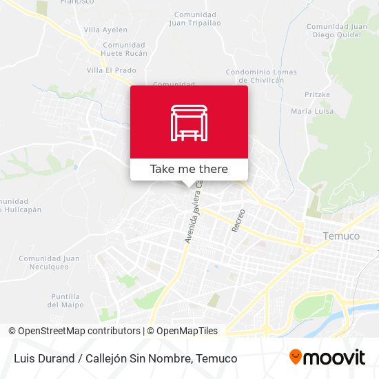 Mapa de Luis Durand / Callejón Sin Nombre