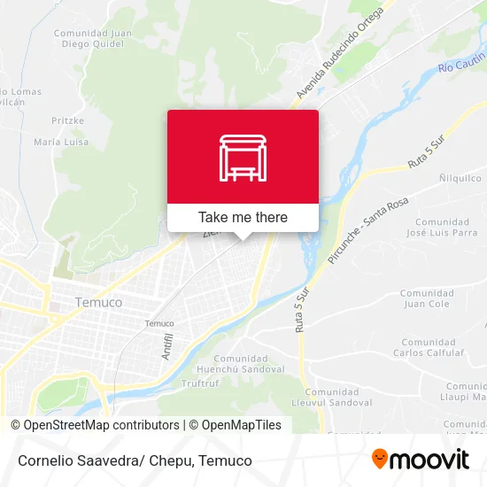 Cornelio Saavedra/ Chepu map