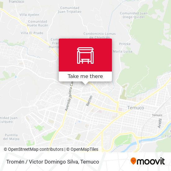 Tromén / Victor Domingo Silva map