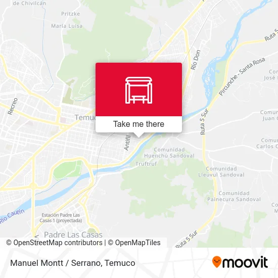 Manuel Montt / Serrano map