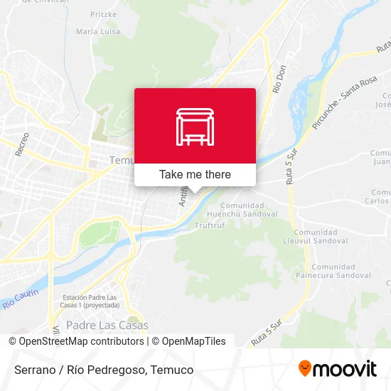 Serrano / Río Pedregoso map