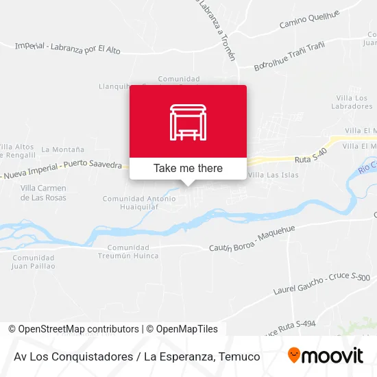 Av Los Conquistadores / La Esperanza map