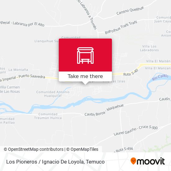 Los Pioneros / Ignacio De Loyola map