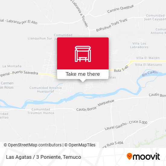 Mapa de Las Agatas / 3 Poniente