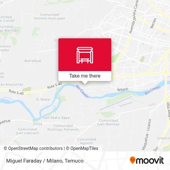 Miguel Faraday / Milano map