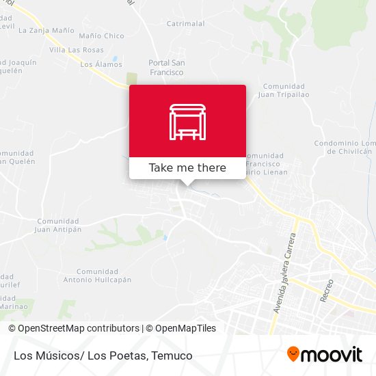 Los Músicos/ Los Poetas map