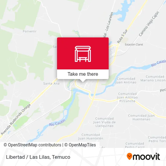 Libertad / Las Lilas map